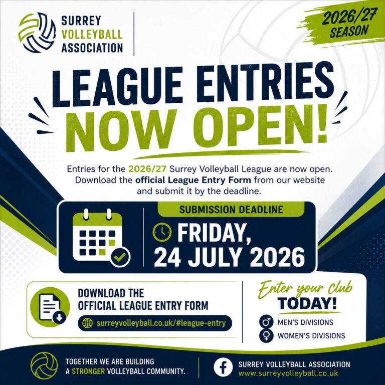 SVA League Entries Open for 2026–27 Season